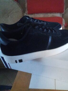 Ben Sherman Richmond Suede Oxford Sneaker Mens Black 9.5